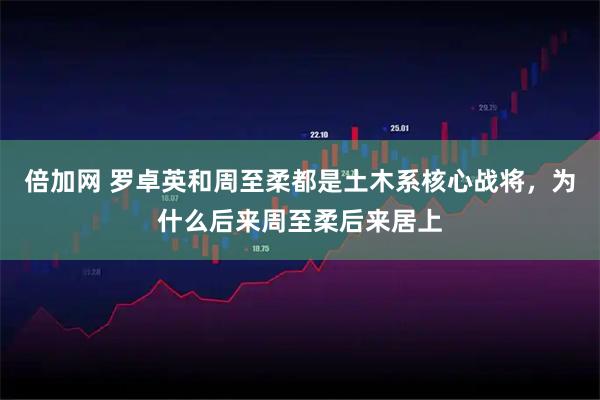 倍加网 罗卓英和周至柔都是土木系核心战将，为什么后来周至柔后来居上